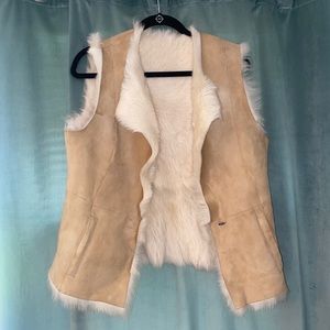 Paul Stuart shearling fur vest